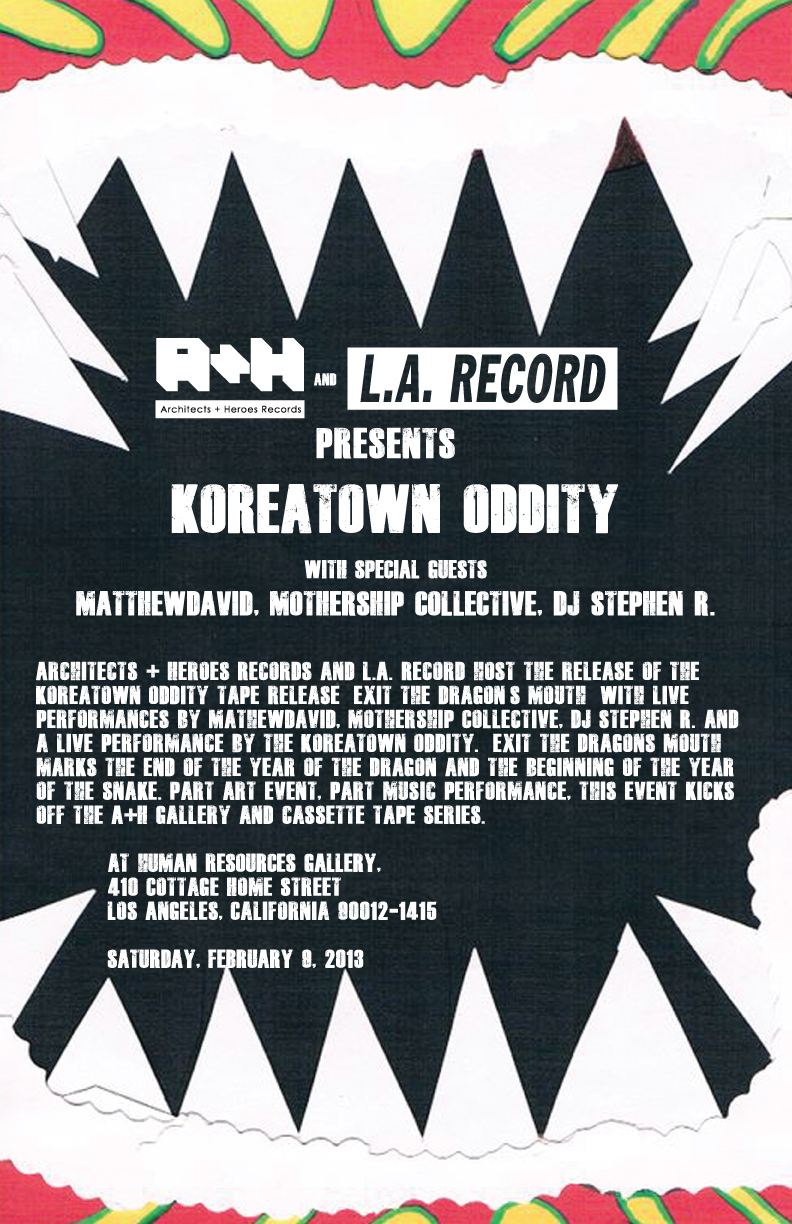 Koreatown Oddity February 9th