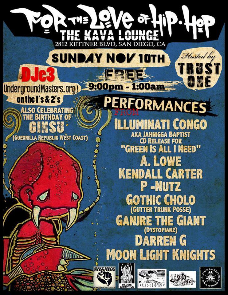November 10th @ Kava Lounge